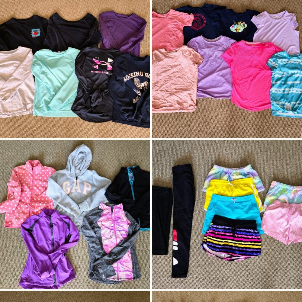 Girls Size Large 10/12 Clothing Lot, 56 items